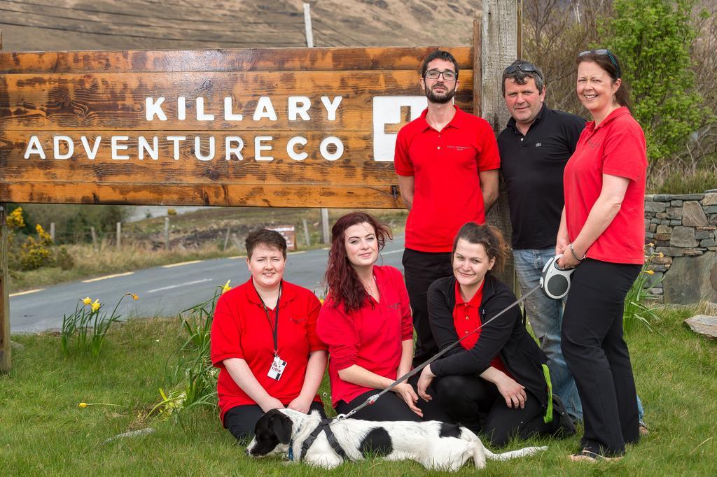 Hotel Killary Adventure Centre Leenaun Exterior foto